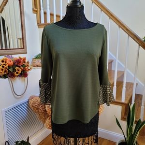 Army Green Blouse